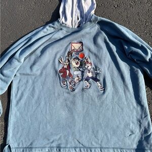 Warner Bros. Gray and Blue Hoodie